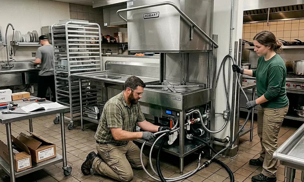 Commercial Dishwasher Installation in East Boston, MA
