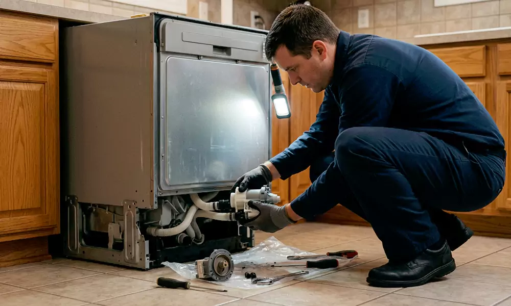 Dishwasher Pump Replacement in East Boston, MA