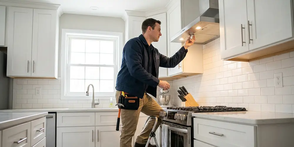 Range Hood Light Bulb Replacement in East Boston, MA