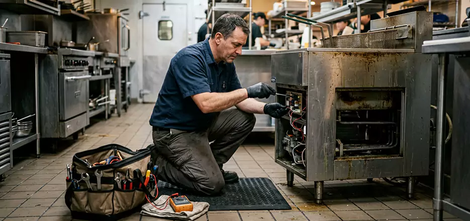 Industrial Fryer Thermostat Repair in East Boston
