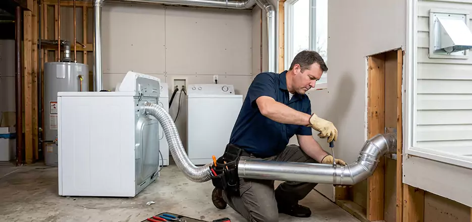 Recessed Dryer Vent Installation East Boston