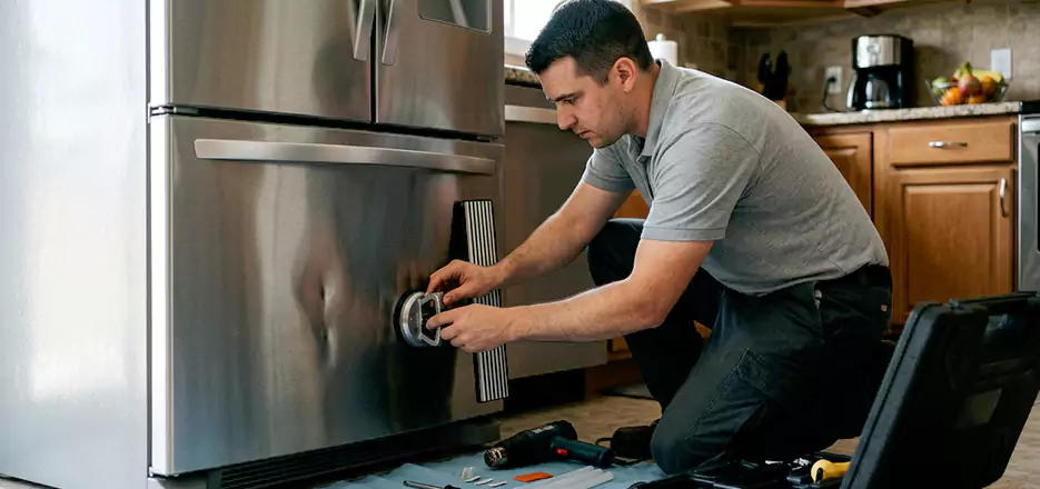 Refrigerator Panel Dent Repair in East Boston