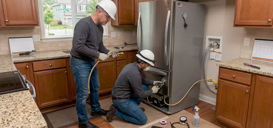 Propane Refrigerator Installation in East Boston