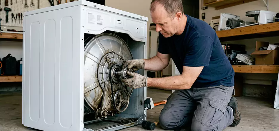 Washer Tub Bearing Replacement in East Boston