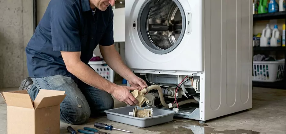 Washing Machine Pump Replacement in East Boston